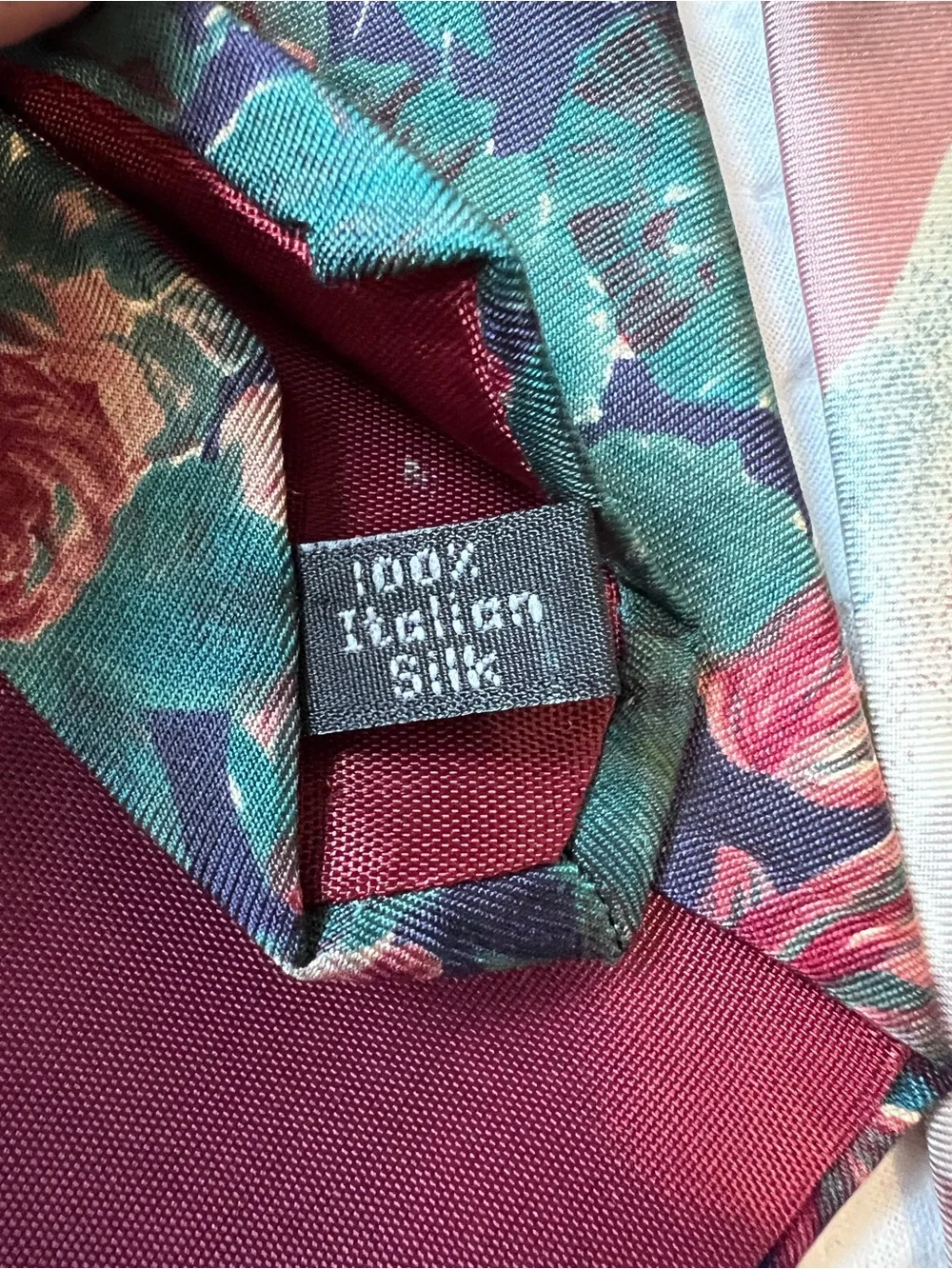 Vintage Silk Tie Lot 3pc Bill Blass Zylos Hanover St Floral Paisley Bundle